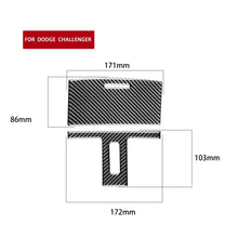 Load image into Gallery viewer, 2 PCS / Set Carbon Fiber Car Reading Light Panel Decorative Sticker for Dodge Challenger 2015 to Now, Left Driving, Reading Light Panel