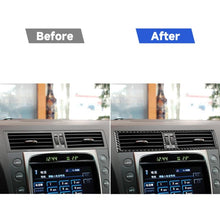 Load image into Gallery viewer, Carbon Fiber Car Central Control Air Outlet Decorative Sticker for Lexus GS 2006-2011,Left and Right Drive Universal, Central Control Air Outlet