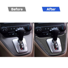 Load image into Gallery viewer, Carbon Fiber Car Gear Panel Frame Decorative Sticker for Honda CRV 2007-2011,Left and Right Drive Universal, Gear Panel Frame