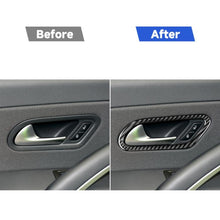 Load image into Gallery viewer, 2 PCS / Set Carbon Fiber Car Inner Door Handle Decorative Sticker for Volkswagen Scirocco 2009-2016,Left and Right Drive Universal, Inner Door Handle