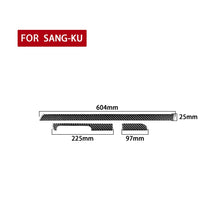 Load image into Gallery viewer, 3 PCS / Set Carbon Fiber Car Dashboard Strip Decorative Sticker for Volkswagen Scirocco 2009-2016,Left Drive, Dashboard Strip,Left Drive