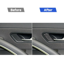 Load image into Gallery viewer, 2 PCS / Set Carbon Fiber Car Door Lock Frame Decorative Sticker for Volkswagen Scirocco 2009-2016,Left Drive, Door Lock Frame ,Left Drive