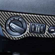 Load image into Gallery viewer, Carbon Fiber Car Headlight Switch Panel Decorative Sticker for Dodge Challenger 2015 to Now, Left Driving, Headlight Switch Panel