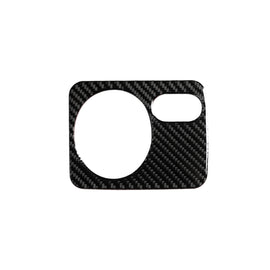 Carbon Fiber Car Headlight Switch Panel Decorative Sticker for Volkswagen Golf 6 2008-2012, Left Driving, Headlight Switch Panel, Left Driving