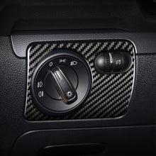 Load image into Gallery viewer, Carbon Fiber Car Headlight Switch Panel Decorative Sticker for Volkswagen Golf 6 2008-2012, Left Driving, Headlight Switch Panel, Left Driving