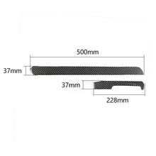 Load image into Gallery viewer, Carbon Fiber Car Central Control Strip Decorative Sticker for Volkswagen Golf 6 2008-2012, Right Driving, Central Control Strip, Right Driving