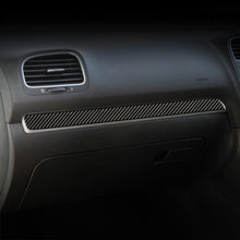 Load image into Gallery viewer, Carbon Fiber Car Central Control Strip Decorative Sticker for Volkswagen Golf 6 2008-2012, Right Driving, Central Control Strip, Right Driving