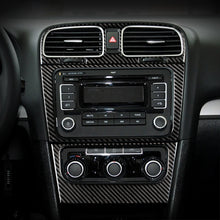 Load image into Gallery viewer, Carbon Fiber Car Middle Air Outlet Decorative Sticker for Volkswagen Golf 6 2008-2012, Middle Air Outlet