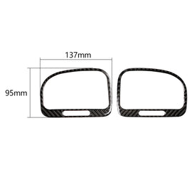 Carbon Fiber Car Left Right Air Outlet Decorative Sticker for Volkswagen Golf 6 2008-2012, Left Right Air Outlet