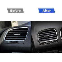 Load image into Gallery viewer, Carbon Fiber Car Left Right Air Outlet Decorative Sticker for Volkswagen Golf 6 2008-2012, Left Right Air Outlet