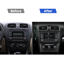 Load image into Gallery viewer, Carbon Fiber Car CD Panel Decorative Sticker for Volkswagen Golf 6 2008-2012, CD Panel