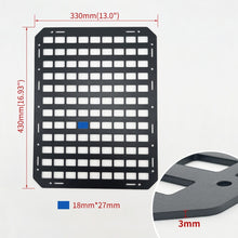 Load image into Gallery viewer, Car Rigid Seat Back Organizer Molle Panel Storage Rack, Storage Rack