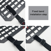 Load image into Gallery viewer, Car Rigid Seat Back Organizer Molle Panel Storage Rack, Storage Rack