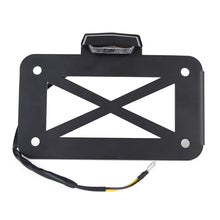 Load image into Gallery viewer, Motorcycle American Cruise Retro License Plate Holder with Light, License Plate Holder