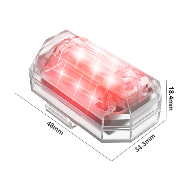 Motorcycle Super Waterproof Multi-Mode Strobe Light with Wireless Remote Control, Multi-Mode Strobe Light w