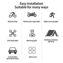 Load image into Gallery viewer, Motorcycle Super Waterproof Multi-Mode Strobe Light with Wireless Remote Control, Multi-Mode Strobe Light w