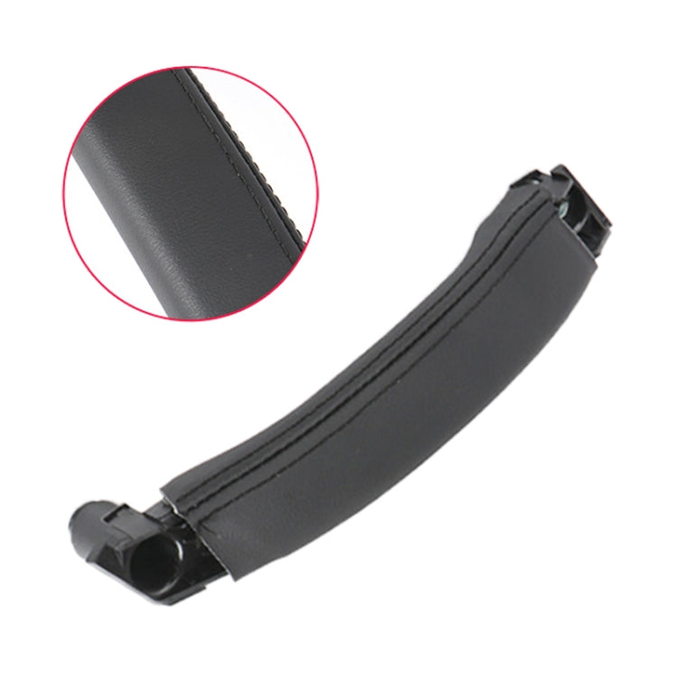 For Land Rover Discovery 2015-2019 Car Leather Texture Inside Door Left Handle LR076163, Left and Right  Driving, Leather Texture Left Handle