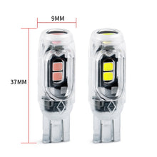 Load image into Gallery viewer, 4pcs T10 DC12V /  0.84W / 0.07A / 150LM Car Clearance Light 5LEDs SMD-3030 Lamp Beads with lens