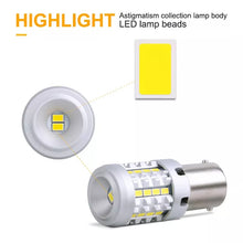 Load image into Gallery viewer, 2pcs 1156 IC12-28V / 16.68W / 1.39A Car 3020EMC-26 Constant Current Wide Voltage Turn Signal Light, 1156 (White Light), 1156 (Yellow Light)
