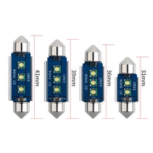 Load image into Gallery viewer, 2pcs 31mm IC12V /  2.76W / 0.23A / 300LM 3LEDs SMD Car Reading Lamp Dome Light, 31mm
