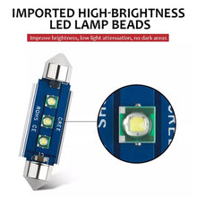 Load image into Gallery viewer, 2pcs 36mm IC12V /  2.76W / 0.23A / 300LM 3LEDs SMD Car Reading Lamp Dome Light, 36mm