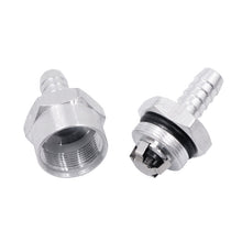 Load image into Gallery viewer, Car 10mm Aluminium Alloy Fuel Petrol One Way Non Return Check Valve, 10mm Silver