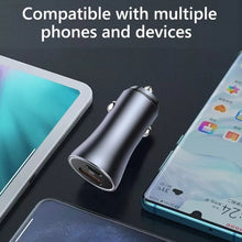Load image into Gallery viewer, PD 20W Aluminum Alloy Dual Interface Car Fast Charger