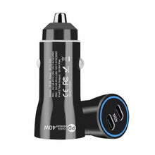 Load image into Gallery viewer, 40W Dual PD Car 2 in 1 Fast Charger Car Cigarette Lighter, 40W Black, 40W White