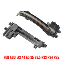 Load image into Gallery viewer, 1 Pair For Audi A4 B8.5 Car Dynamic LED Turn Signal Light Rearview Mirror Flasher Water Blinker, For Audi A4 B8.5