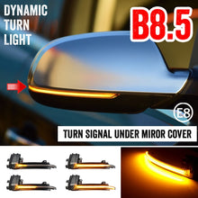 Load image into Gallery viewer, 1 Pair For Audi A4 B8.5 Car Dynamic LED Turn Signal Light Rearview Mirror Flasher Water Blinker, For Audi A4 B8.5