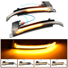Load image into Gallery viewer, 1 Pair For Audi A4 B8 Car Dynamic LED Turn Signal Light Rearview Mirror Flasher Water Blinker, For Audi A4 B8
