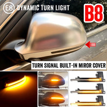 Load image into Gallery viewer, 1 Pair For Audi A4 B8 Car Dynamic LED Turn Signal Light Rearview Mirror Flasher Water Blinker, For Audi A4 B8