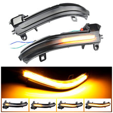 Load image into Gallery viewer, 1 Pair For BMW 3 Series F20 Car Dynamic LED Turn Signal Light Rearview Mirror Flasher Water Blinker, For BMW 3 Series F20 (Transparent), For BMW 3 Series F20 (Transparent Black)