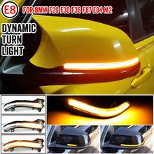 Load image into Gallery viewer, 1 Pair For BMW 3 Series F20 Car Dynamic LED Turn Signal Light Rearview Mirror Flasher Water Blinker, For BMW 3 Series F20 (Transparent), For BMW 3 Series F20 (Transparent Black)