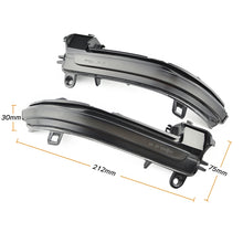 Load image into Gallery viewer, 1 Pair For BMW 3 Series F20 Car Dynamic LED Turn Signal Light Rearview Mirror Flasher Water Blinker, For BMW 3 Series F20 (Blue)