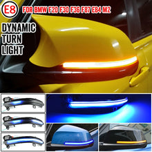 Load image into Gallery viewer, 1 Pair For BMW 3 Series F20 Car Dynamic LED Turn Signal Light Rearview Mirror Flasher Water Blinker, For BMW 3 Series F20 (Blue)