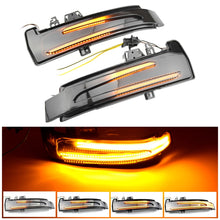 Load image into Gallery viewer, 1 Pair For Mercedes-Benz A Class W176 2013-2017 Car Dynamic LED Turn Signal Light Rearview Mirror Flasher Water Blinker, For Mercedes-Benz A Class W176 2013-2017 (Transparent), For Mercedes-Benz A Class W176 2013-2017 (Transparent Black)