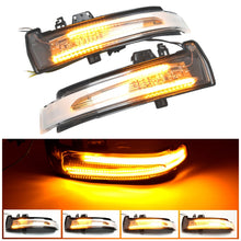 Load image into Gallery viewer, 1 Pair For Mercedes-Benz A Class W176 2013-2017 Car Dynamic LED Turn Signal Light Rearview Mirror Flasher Water Blinker, For Mercedes-Benz A Class W176 2013-2017 (Transparent), For Mercedes-Benz A Class W176 2013-2017 (Transparent Black)