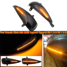 Load image into Gallery viewer, 1 Pair For Honda Civic 2006-2011 Car Dynamic LED Turn Signal Light Rearview Mirror Flasher Water Blinker, For Honda Civic 2006-2011