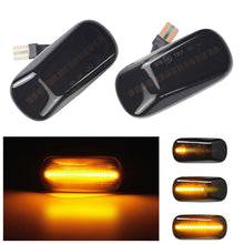 Load image into Gallery viewer, 2pcs For Honda Civic 2001-2015 Car Dynamic LED Fender Side Light 34301-S5H-T02, For Honda Civic 2001-2015 (Transparent), For Honda Civic 2001-2015 (Transparent Black)