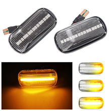 Load image into Gallery viewer, 2pcs For Honda Civic 2001-2015 Car Dynamic LED Fender Side Light 34301-S5H-T02, For Honda Civic 2001-2015 (Transparent), For Honda Civic 2001-2015 (Transparent Black)