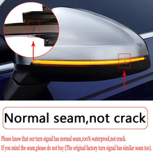 Load image into Gallery viewer, 1 Pair For Volkswagen Golf 6 MK6 Car Dynamic LED Turn Signal Light Rearview Mirror Flasher Water Blinker, without Hole, For Volkswagen Golf 6 MK6, without Hole