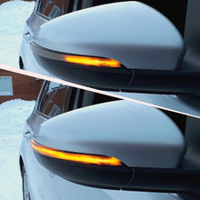 Load image into Gallery viewer, 1 Pair For Volkswagen Golf 6 MK6 Car Dynamic LED Turn Signal Light Rearview Mirror Flasher Water Blinker, with Hole, For Volkswagen Golf 6 MK6, with Hole