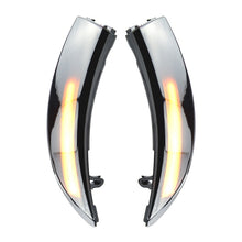 Load image into Gallery viewer, 1 Pair For Ford Fiesta 2008-2017 Car Dynamic LED Turn Signal Light Rearview Mirror Flasher Water Blinker, For Ford Fiesta 2008-2017 (Transparent Black)