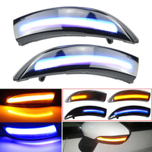Load image into Gallery viewer, 1 Pair For Ford Fiesta 2008-2017 Car Dynamic LED Turn Signal Light Rearview Mirror Flasher Water Blinker, For Ford Fiesta 2008-2017  (Blue)