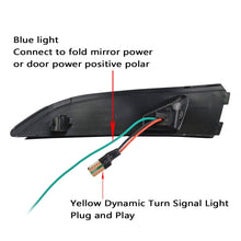 Load image into Gallery viewer, 1 Pair For Ford Fiesta 2008-2017 Car Dynamic LED Turn Signal Light Rearview Mirror Flasher Water Blinker, For Ford Fiesta 2008-2017  (Blue)