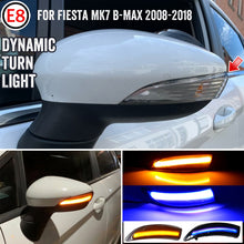 Load image into Gallery viewer, 1 Pair For Ford Fiesta 2008-2017 Car Dynamic LED Turn Signal Light Rearview Mirror Flasher Water Blinker, For Ford Fiesta 2008-2017  (Blue)