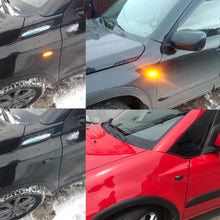 Load image into Gallery viewer, 2pcs For Suzuki Grand Vitara JT 2005-2012 Car Dynamic LED Fender Side Light, For Suzuki Grand Vitara JT 2005-2012 (Transparent), For Suzuki Grand Vitara JT 2005-2012 (Transparent Black)
