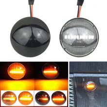Load image into Gallery viewer, 2pcs For Land Rover Range Rover L322 2002-2012 Car Dynamic LED Fender Side Light, For Land Rover Range Rover L322 2002-2012, For Land Rover Range Rover L322 2002-2012 (Transparent Black)