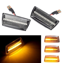 Load image into Gallery viewer, 2pcs For Chevrolet Cruze 2009-2014 Car Dynamic LED Fender Side Light 1713423, For Chevrolet Cruze 2009-2014 (Transparent), For Chevrolet Cruze 2009-2014 (Transparent Black)